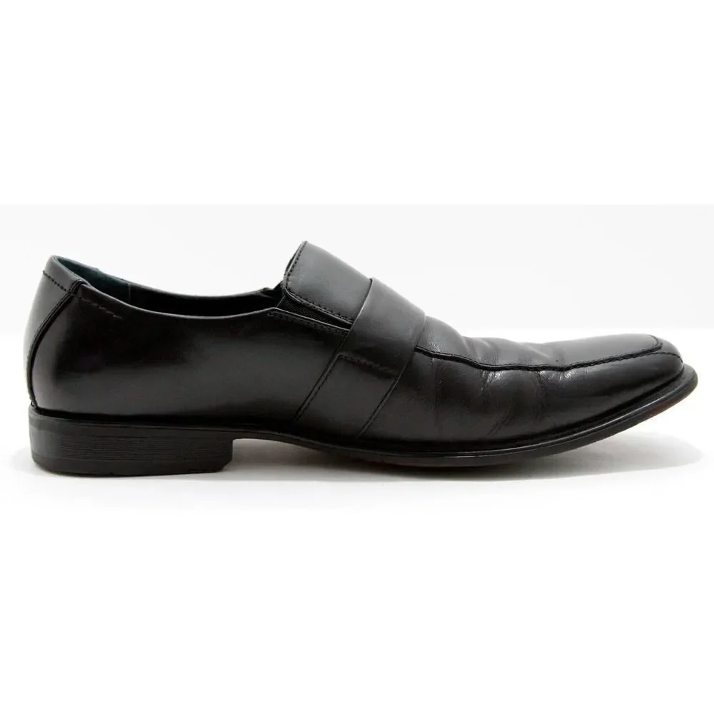 Alfani Clicker Black Dress Metal Bit Loafers 10 M
